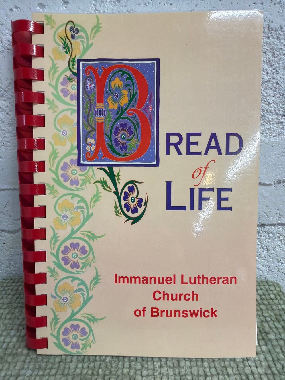 Vintage 1996 Bread of Life Cookbook Immanuel Lutheran Church Brunswick MN